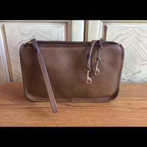 Vintage Coach NYC Basic Bag-Tabac leather